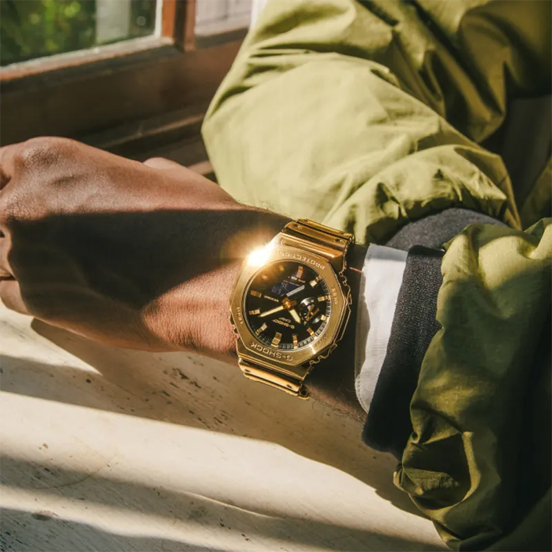 Casio G-Shock Fine Metallic Diver's Men's Watch- GM-2100YMG-9A